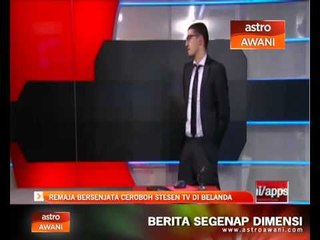 Remaja bersenjata ceroboh stesen TV di Belanda