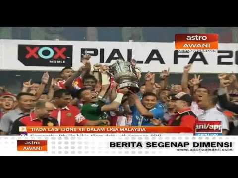 Tiada lagi Lions XII dalam Liga Malaysia