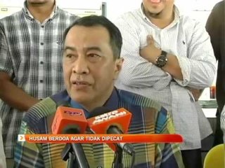 Husam Musa berdoa agar tidak dipecat