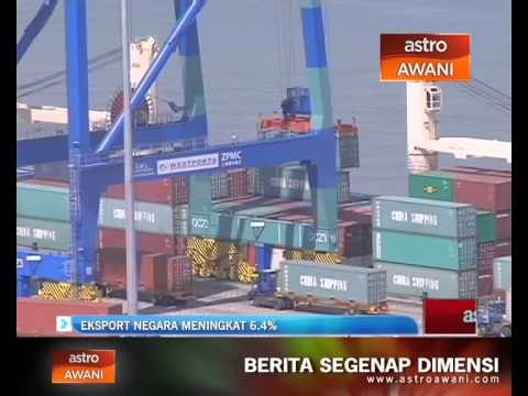 Eksport negara meningkat 6.4%