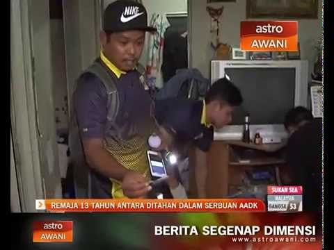 Remaja 13 tahun antara ditahan dalam serbuan AADK