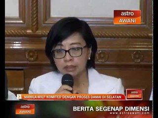 Manila-MILF komited dengan proses damai di selatan