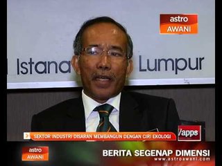 Sektor industri disaran membangun dengan ciri ekologi