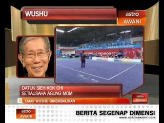 Emas Wushu dikembalikan