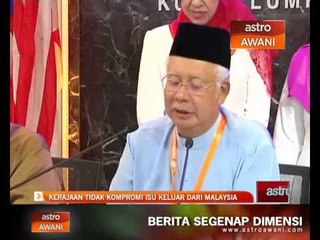 Kerajaan tidak kompromi isu keluar dari Malaysia
