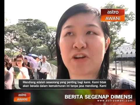 Beratur panjang untuk ucap terima kasih dan takziah