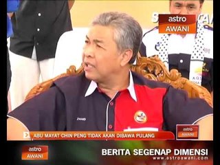 Abu mayat Chin Peng tidak akan dibawa pulang