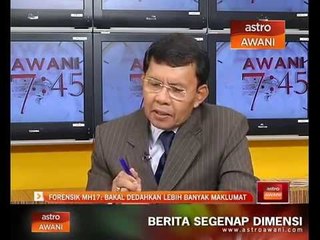 Forensik MH17: Bakal dedahkan lebih banyak maklumat