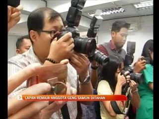 Lapan remaja anggota geng samun ditahan