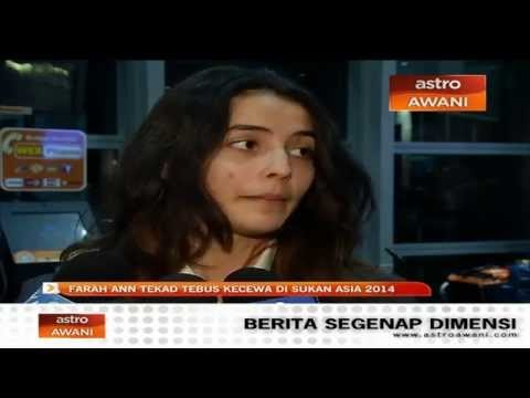 Farah Ann tekad tebus kekecewaan di Sukan Asia 2014