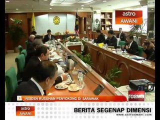 Insiden rusuhan penyokong di Sarawak