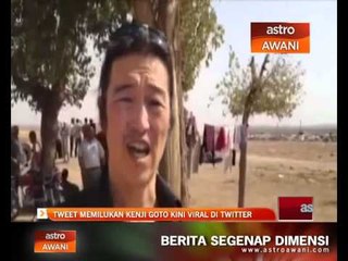 Tweet memilukan Kenji Goto viral di Twitter