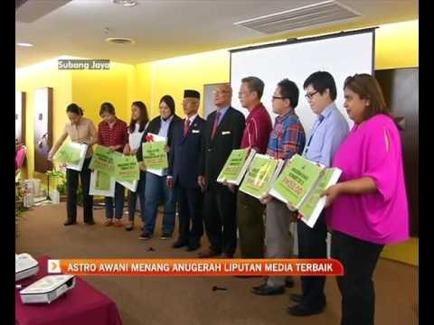 Astro AWANI menang anugerah liputan media terbaik