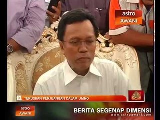 Download Video: Shafie Apdal teruskan perjuangan dalam UMNO