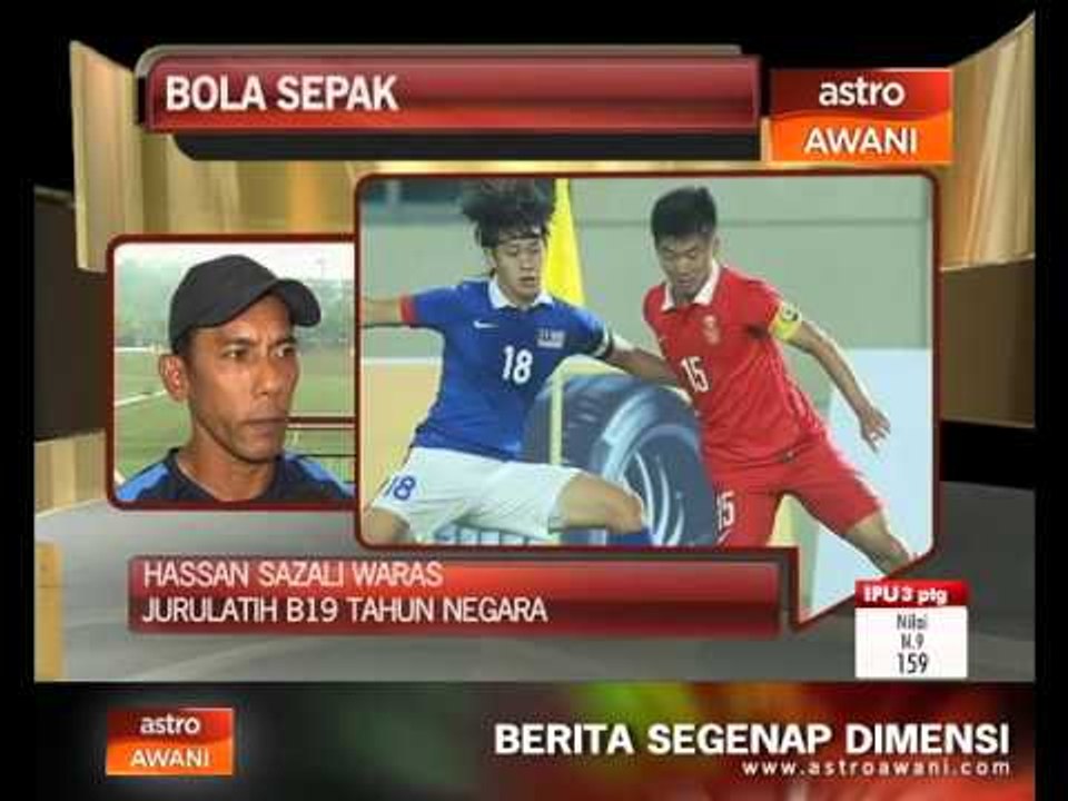 AFC bawah 19 tahun: Skuad negara kalah 6-0 ke atas China