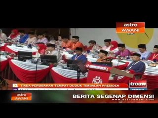 Tiada perubahan tempat duduk Timbalan Presiden