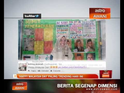 ‘Happy Malaysia Day' paling trending hari ini