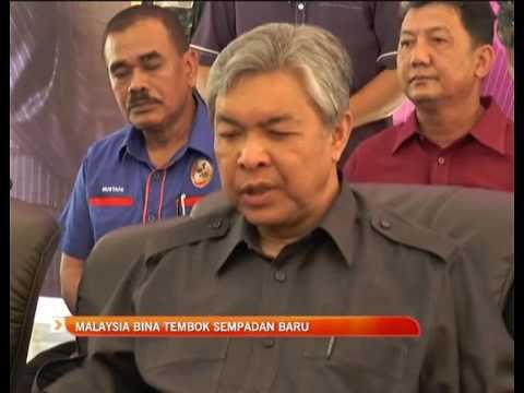 Malaysia bina tembok sempadan baru