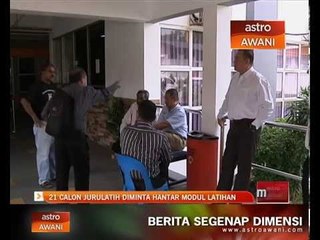 21 calon jurulatih diminta hantar modul latihan