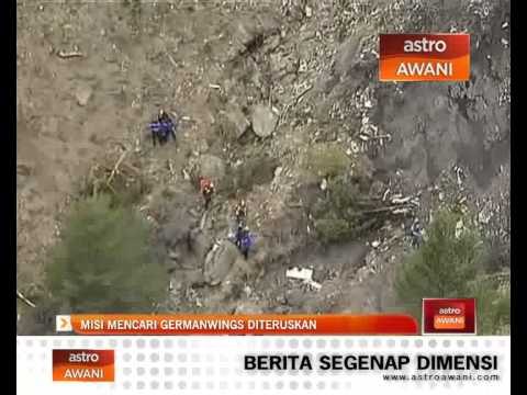 Misi mencari Germanwings diteruskan