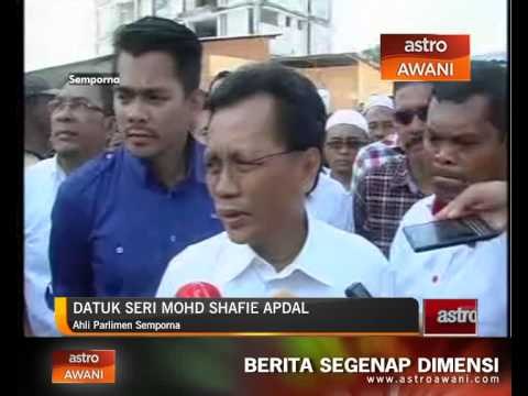 Shafie Apdal akan tetap bantu mangsa kebakaran Kg. Bangau-Bangau