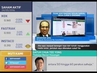 Kerajaan hilang RM1-1.5 bil jika tiada cukai e-dagang