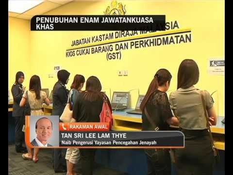 Susulan penubuhan enam jawatankuasa khas