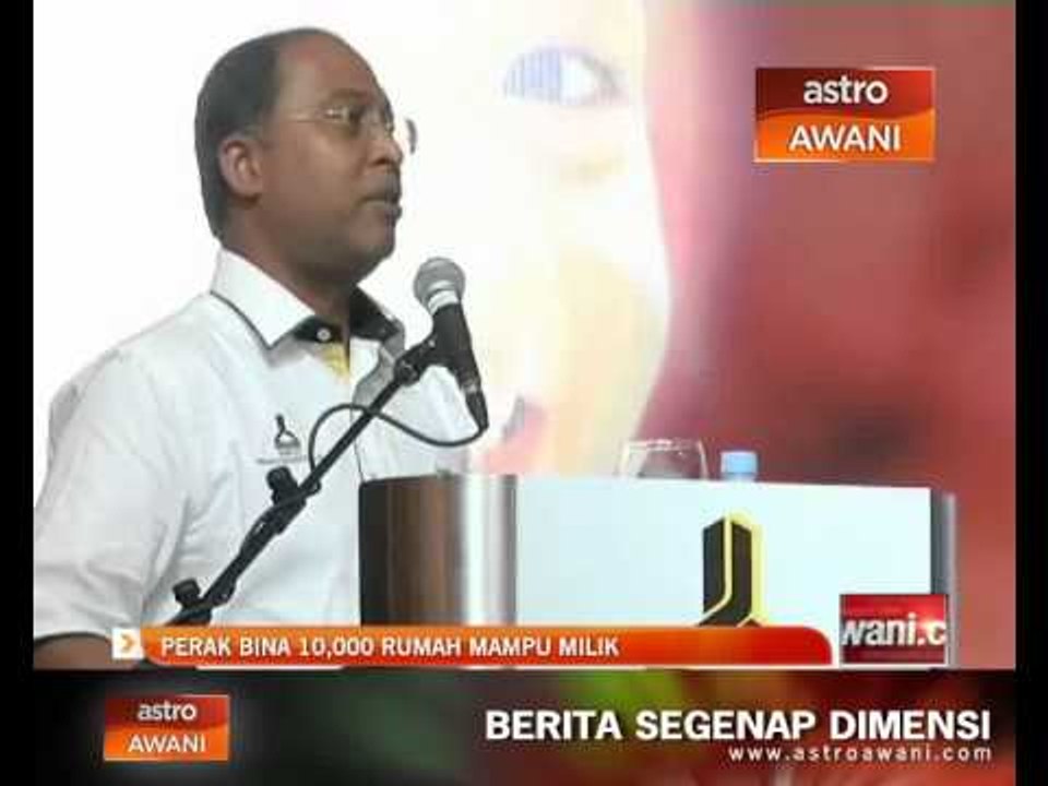 Perak bina 10,000 rumah mampu milik