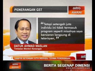 Hampir setengah juta individu terima penerangan