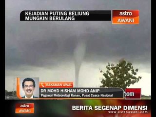 Kejadian puting beliung mungkin berulang
