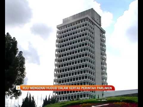 RUU mengenai Hudud dalam kertas perintah Parlimen
