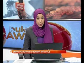 Empat penjenayah ditembak mati polis