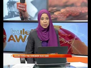 Lelaki hina TMJ direman dua hari