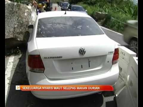 Sekeluarga nyaris maut selepas makan durian