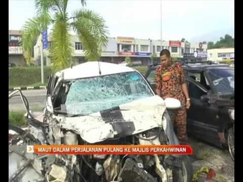Maut dalam perjalanan pulang ke majlis perkahwinan