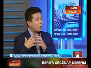 Jualan atas talian semakin mendapat tempat