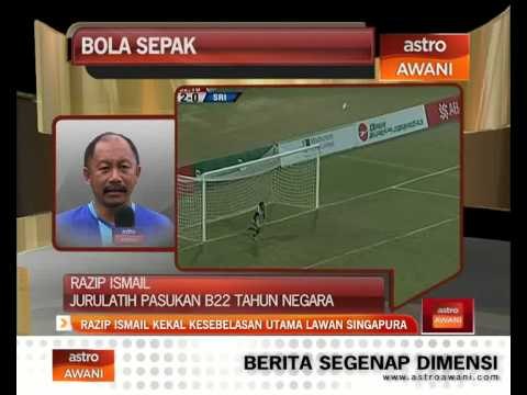 Razip Ismail kekal kesebelasan utama lawan Singapura
