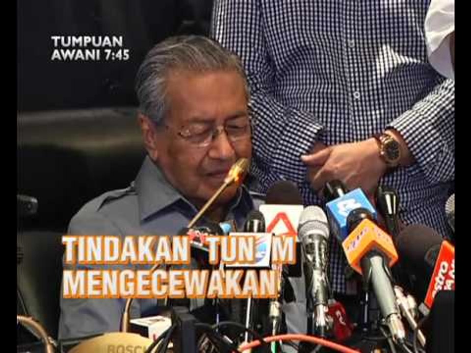 AWANI 7:45 malam ini: Tindakan Tun M mengecewakan juga Titah Sultan Nazrin