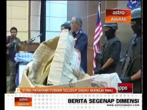 STING patahkan cubaan seludup dadah bernilai RM4 juta