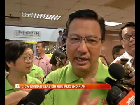 Liow enggan ulas isu RUU Persendirian