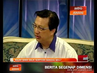 Wajar untuk bawa balik serpihan bangkai MH17