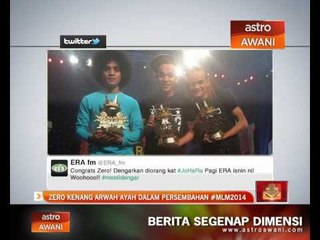 Zero kenang arwah ayah dalam persembahan #MLM2014