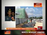 Tiga pekerja binaan maut, parkir pasaraya runtuh