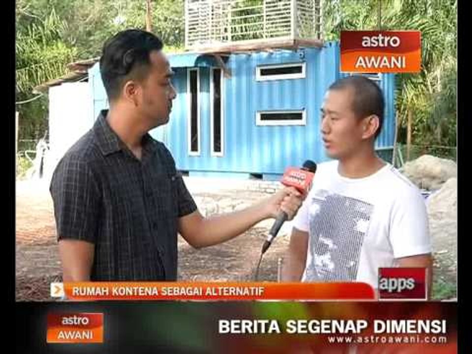 Rumah kontena sebagai alternatif