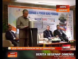 Najib jawab 13 persoalan dan isu dibangkitkan