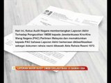 Laporan akhir audit 1MDB diklasifikasikan di bawah OSA