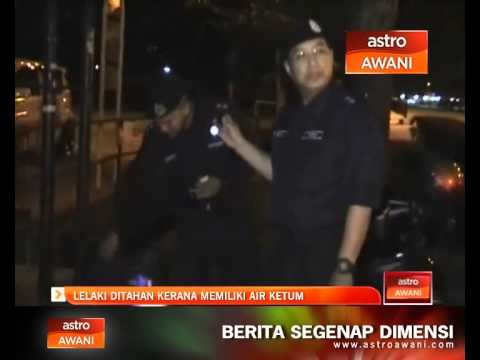 Lelaki ditahan kerana memiliki air ketum