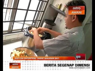 Justlixa Enterprise tawar makanan bayi