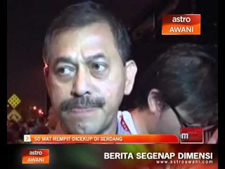 50 mat rempit dicekup di Serdang