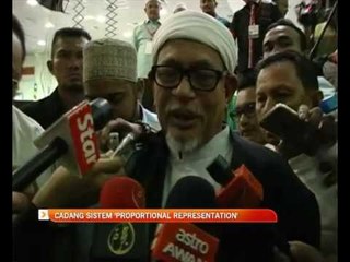 Cadang sistem 'proportional representation'